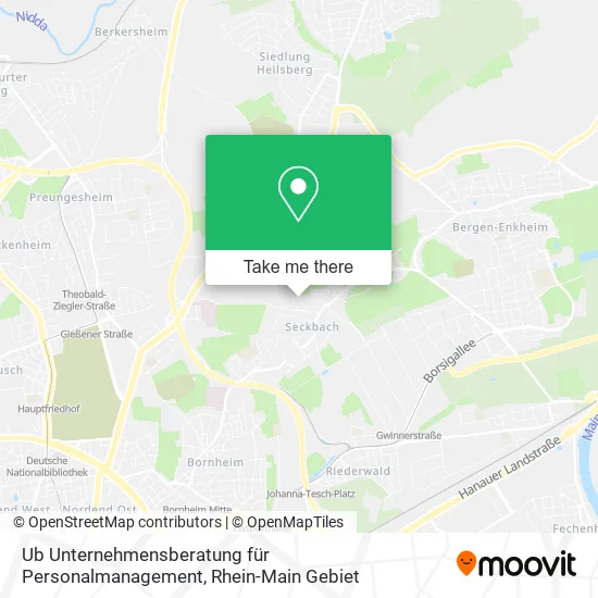 Карта Ub Unternehmensberatung für Personalmanagement