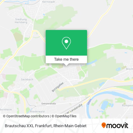 Brautschau XXL Frankfurt map