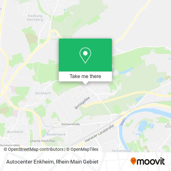 Autocenter Enkheim map