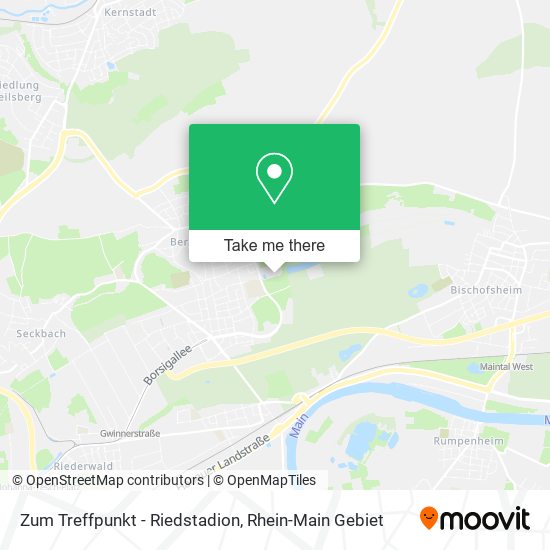 Zum Treffpunkt - Riedstadion map