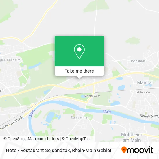 Карта Hotel- Restaurant Sejsandzak