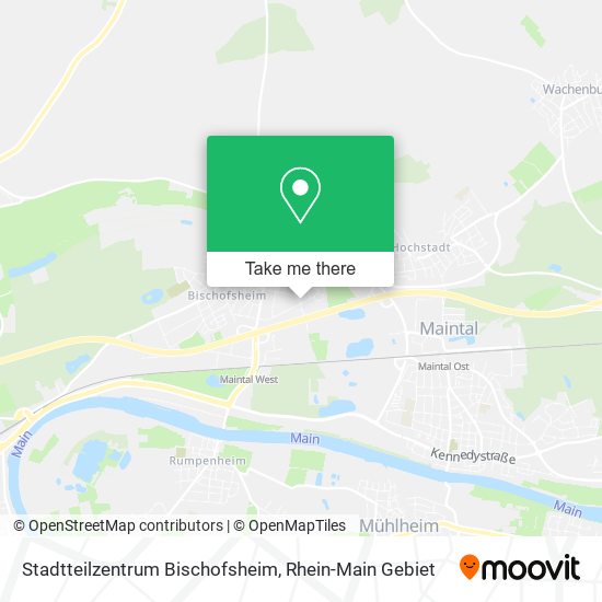 Stadtteilzentrum Bischofsheim map