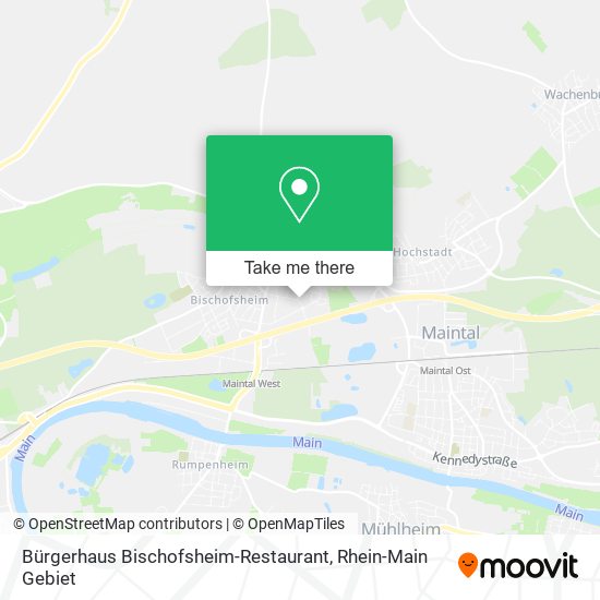 Bürgerhaus Bischofsheim-Restaurant map