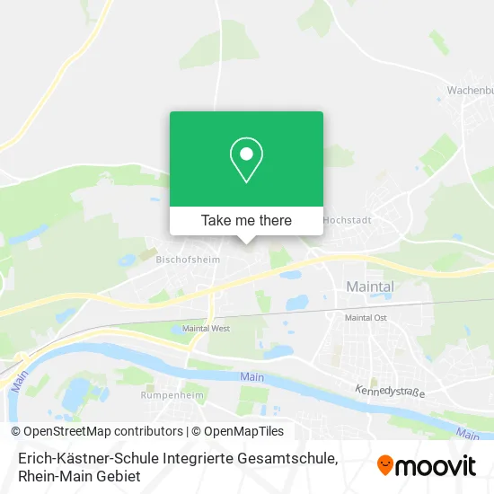 Карта Erich-Kästner-Schule Integrierte Gesamtschule