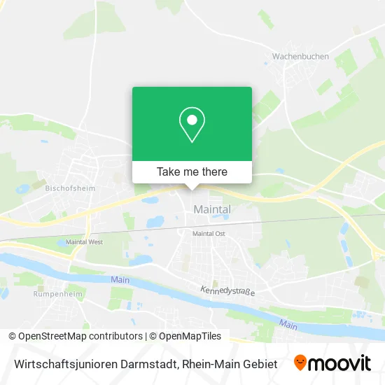 Карта Wirtschaftsjunioren Darmstadt