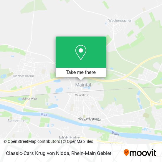 Classic-Cars Krug von Nidda map