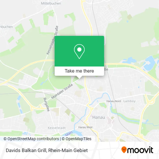 Карта Davids Balkan Grill