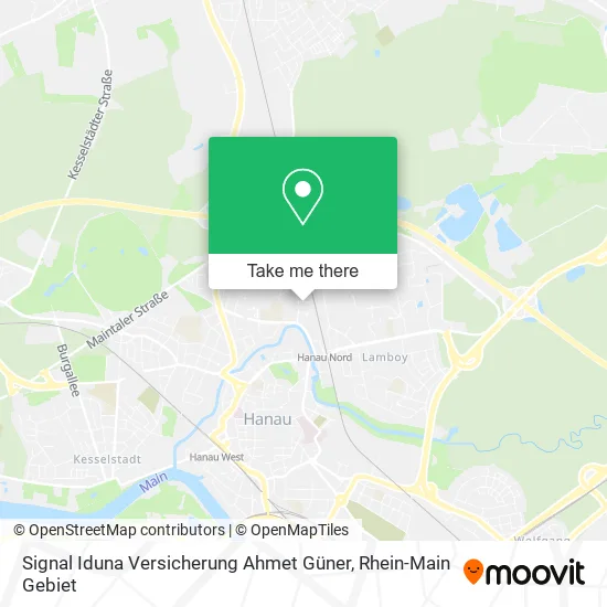 Карта Signal Iduna Versicherung Ahmet Güner