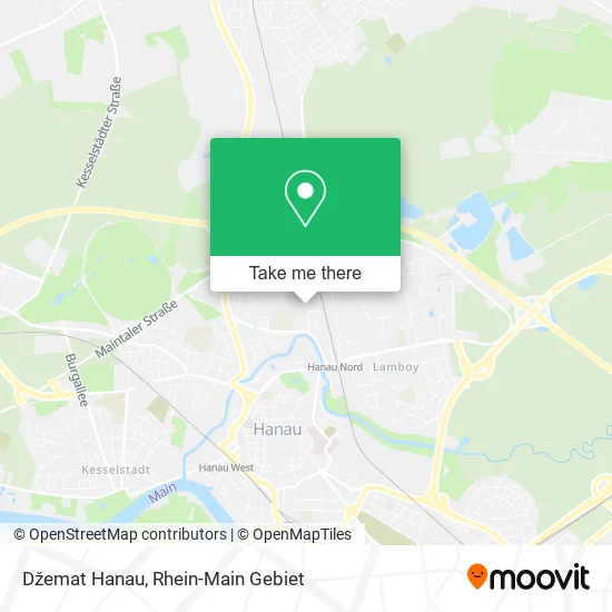 Карта Džemat Hanau