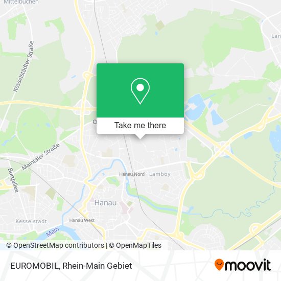 Карта EUROMOBIL