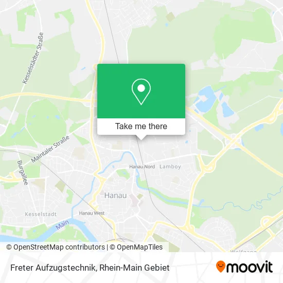 Карта Freter Aufzugstechnik