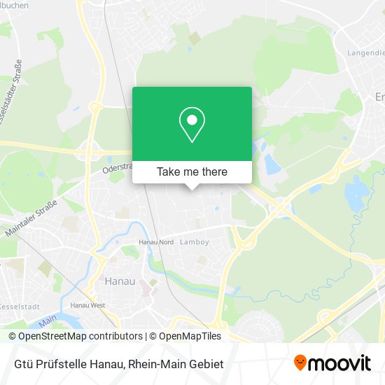 Gtü Prüfstelle Hanau map
