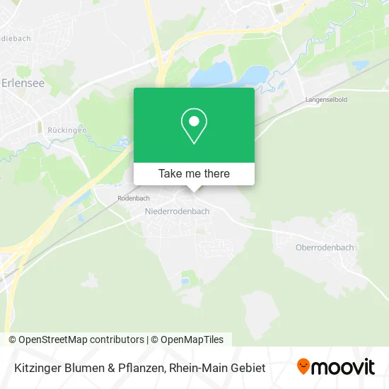 Карта Kitzinger Blumen & Pflanzen