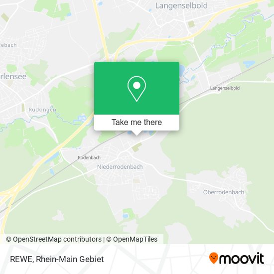 REWE map