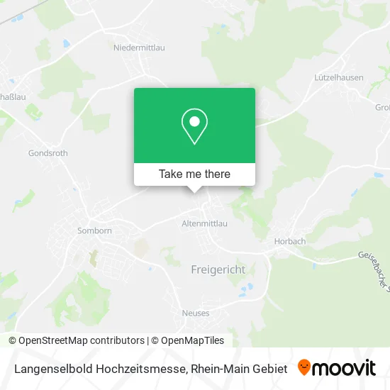 Карта Langenselbold Hochzeitsmesse