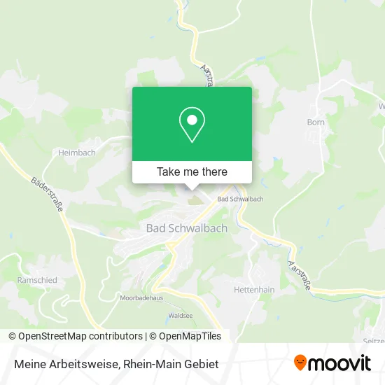 Карта Meine Arbeitsweise