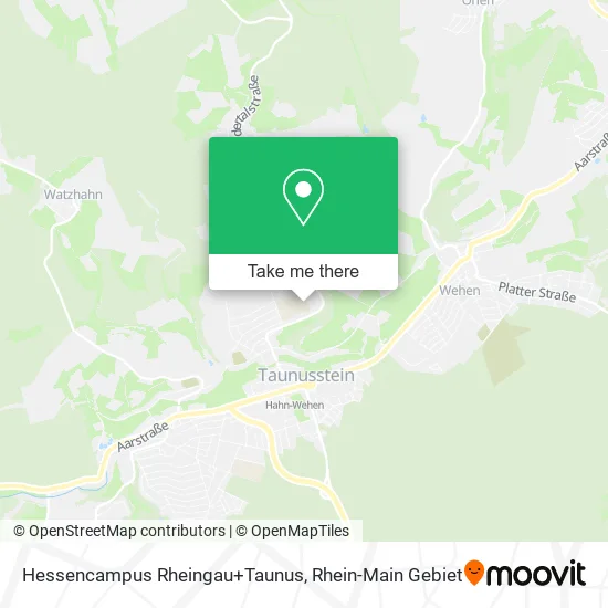 Карта Hessencampus Rheingau+Taunus