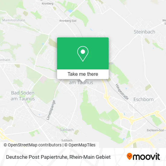 Карта Deutsche Post Papiertruhe