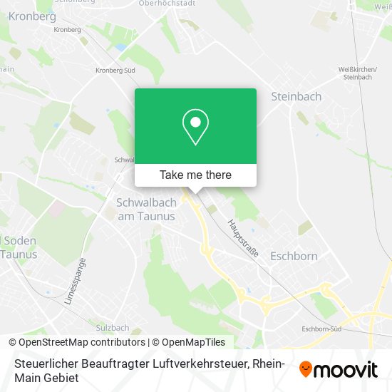 Steuerlicher Beauftragter Luftverkehrsteuer map
