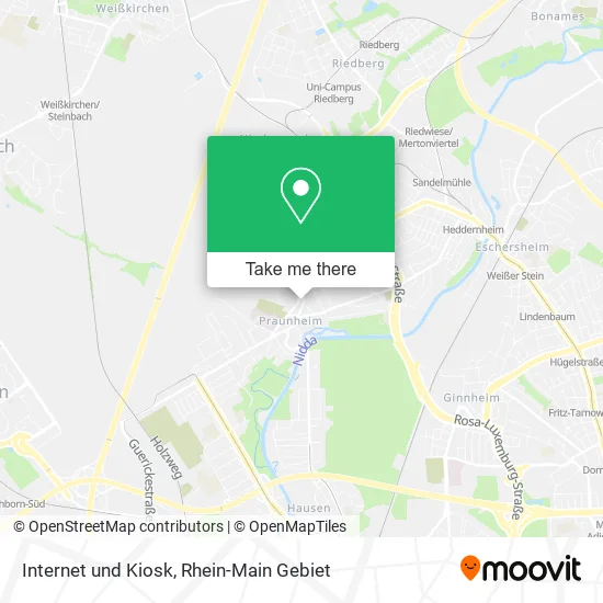 Карта Internet und Kiosk