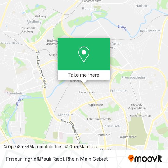Friseur Ingrid&Pauli Riepl map