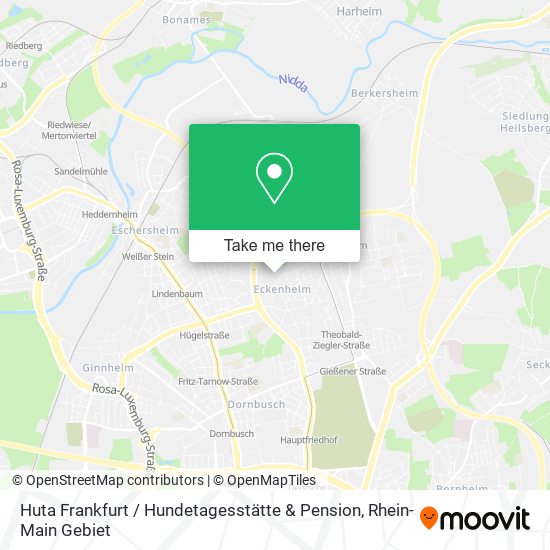 Huta Frankfurt / Hundetagesstätte & Pension map