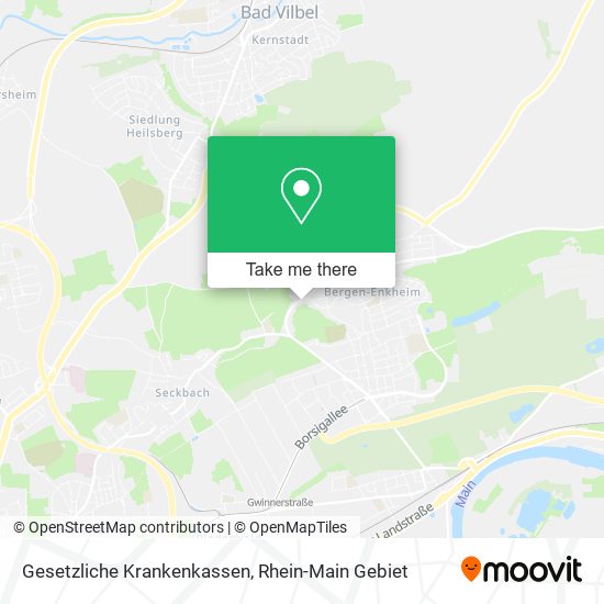 Gesetzliche Krankenkassen map