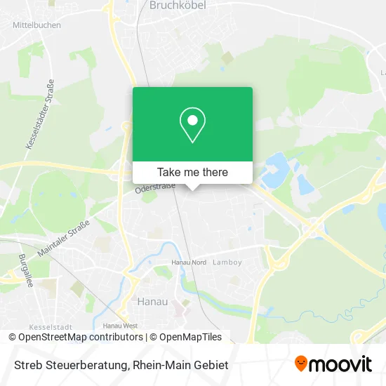 Карта Streb Steuerberatung