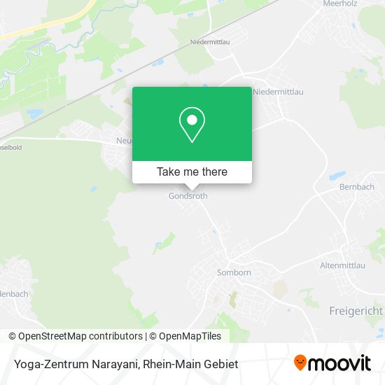 Yoga-Zentrum Narayani map