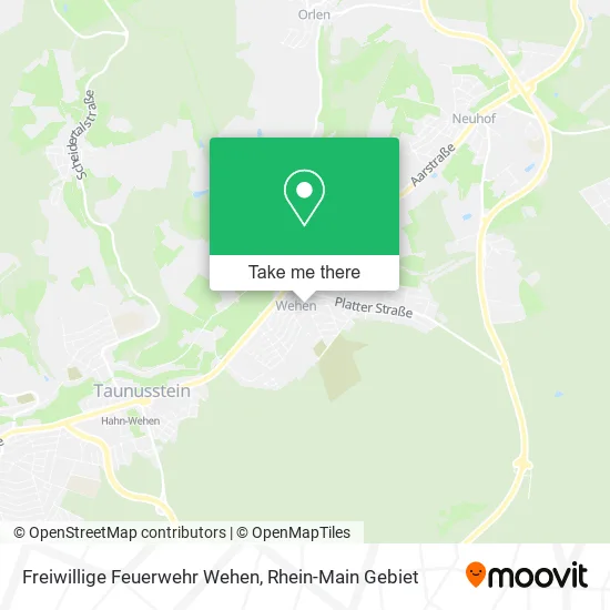 Карта Freiwillige Feuerwehr Wehen