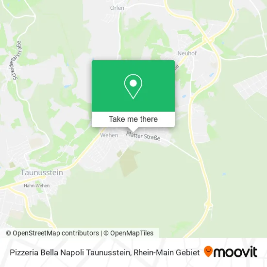 Карта Pizzeria Bella Napoli Taunusstein