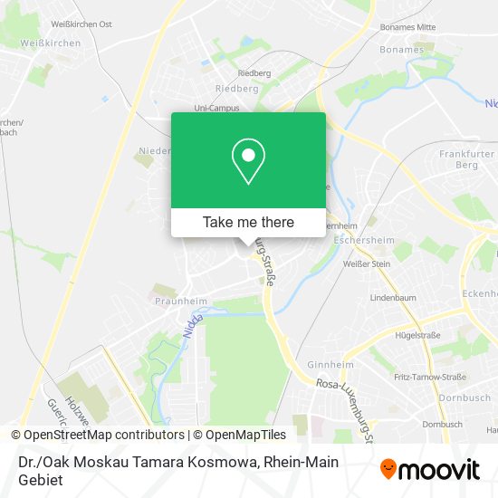 Dr./Oak Moskau Tamara Kosmowa map