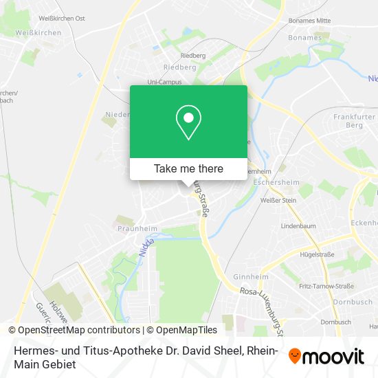 Hermes- und Titus-Apotheke Dr. David Sheel map