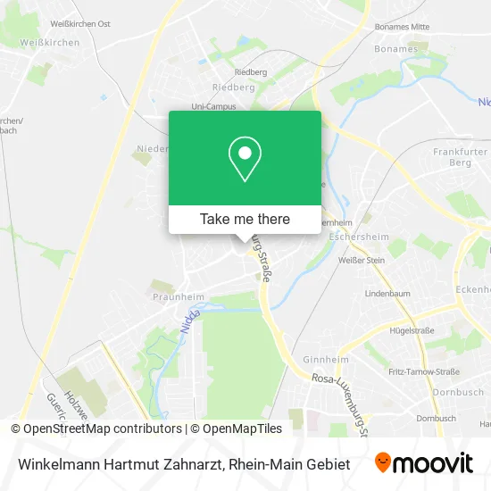Winkelmann Hartmut Zahnarzt map
