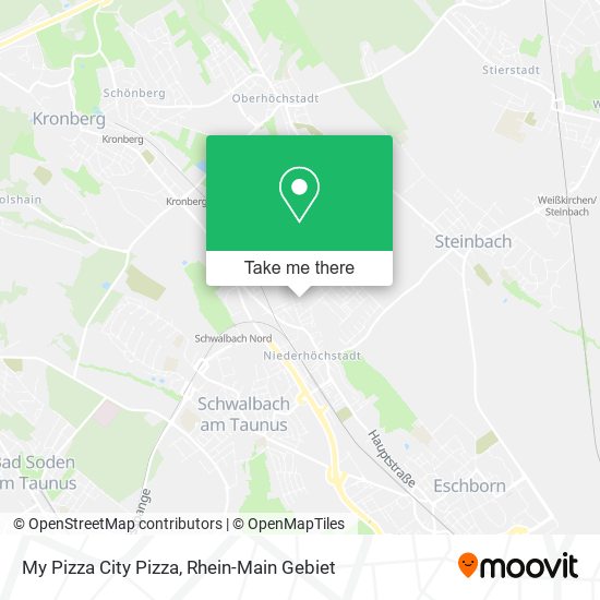My Pizza City Pizza map