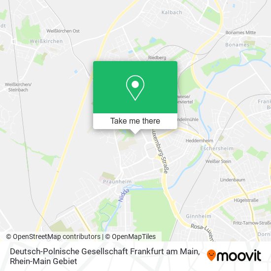 Deutsch-Polnische Gesellschaft Frankfurt am Main map