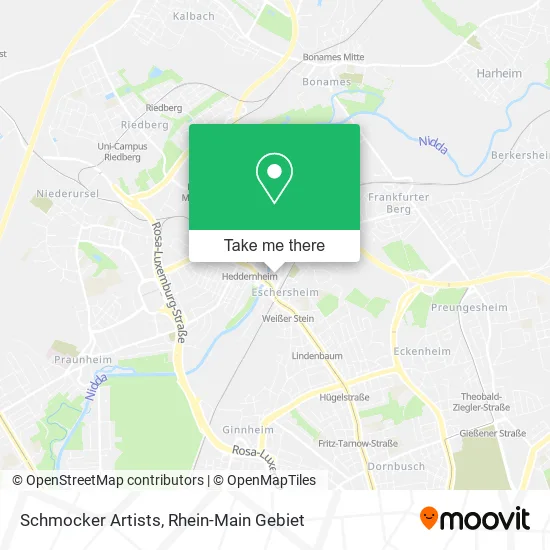 Карта Schmocker Artists