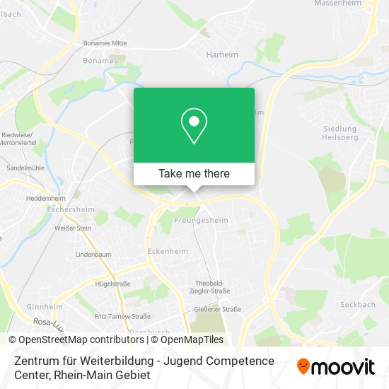 Zentrum für Weiterbildung - Jugend Competence Center map