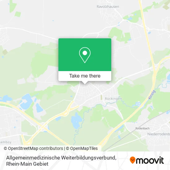 Карта Allgemeinmedizinische Weiterbildungsverbund