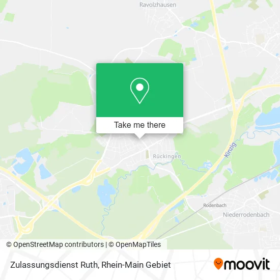 Карта Zulassungsdienst Ruth
