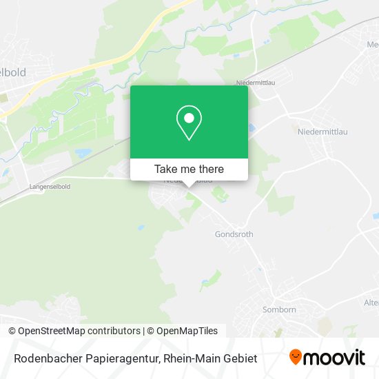 Rodenbacher Papieragentur map