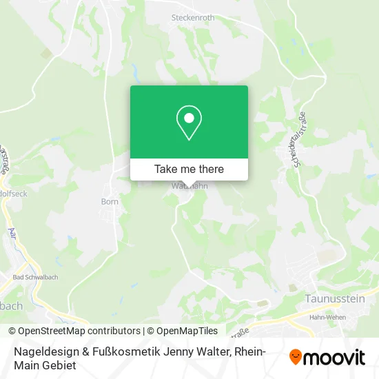 Карта Nageldesign & Fußkosmetik Jenny Walter