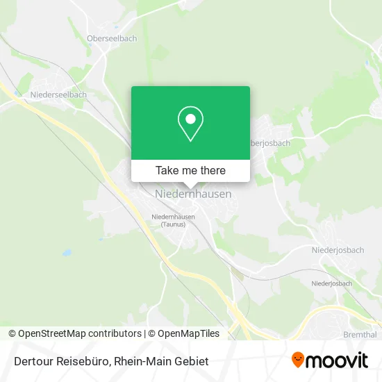 Карта Dertour Reisebüro