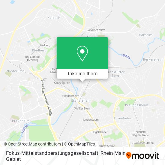 Fokus-Mittelstandberatungsgesellschaft map