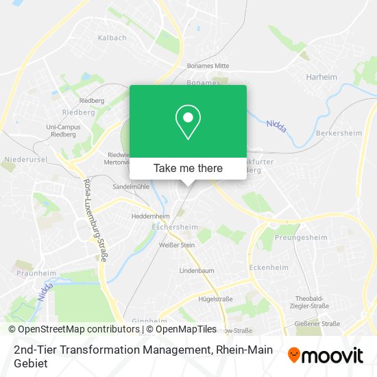 2nd-Tier Transformation Management map