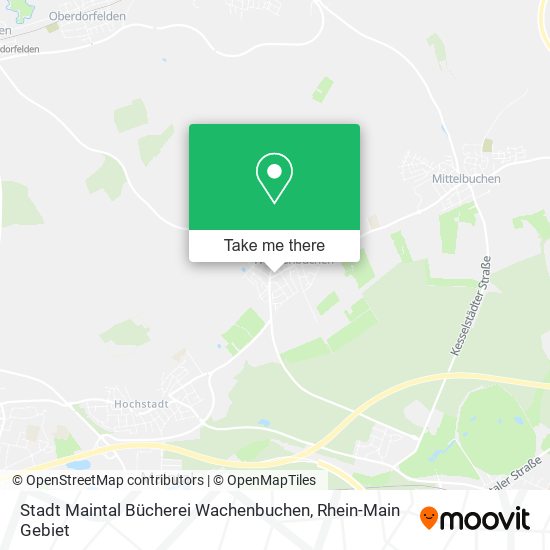 Stadt Maintal Bücherei Wachenbuchen map