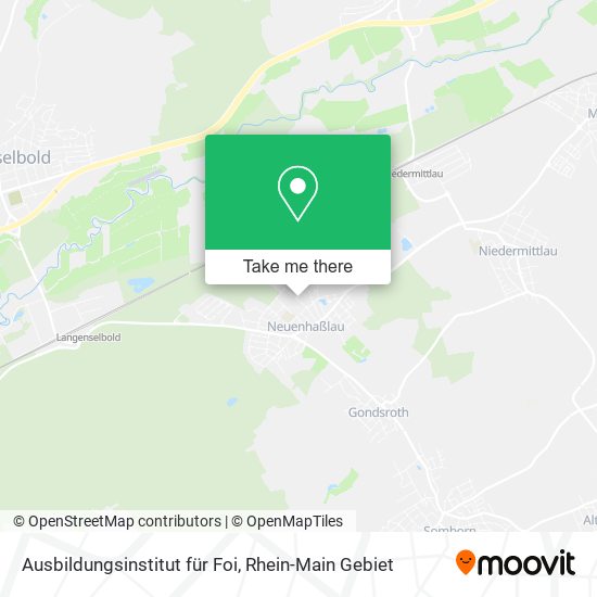 Ausbildungsinstitut für Foi map