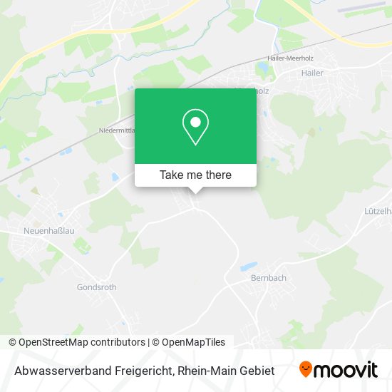 Abwasserverband Freigericht map
