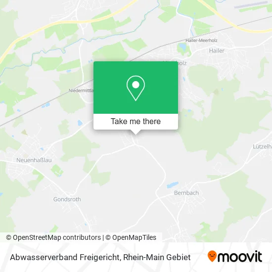 Карта Abwasserverband Freigericht