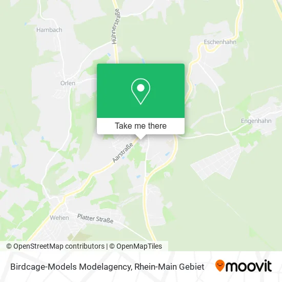 Birdcage-Models Modelagency map